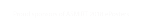 Proud sponsors of ASMIRT 2018 e-Posters