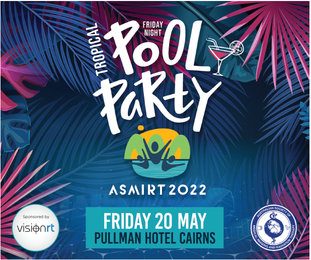 Tropical Pool Party banner